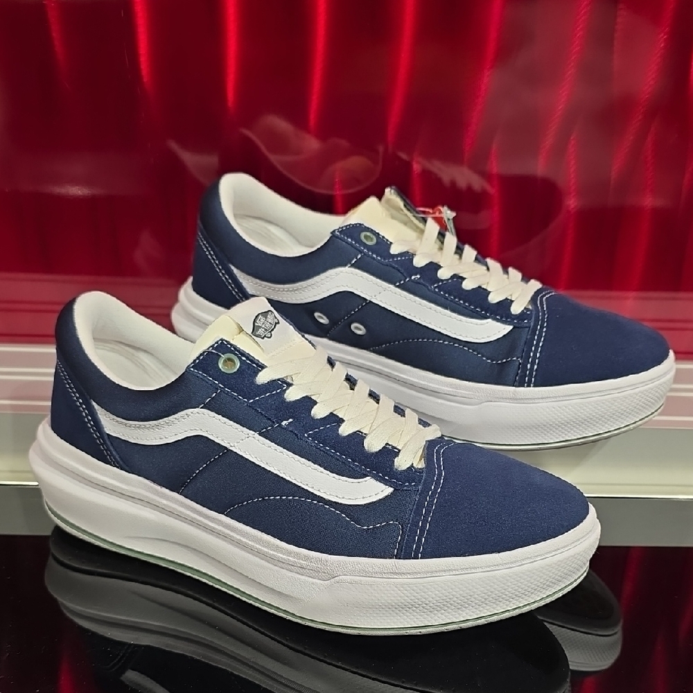 Vans Old Skool Over Pop Color Dress Blues Men's 12 Women's 13.5